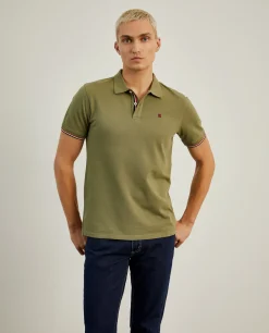 Polo piqué slim fit em algodão|LION OF PORCHES Cheap