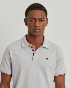 Polo piqué slim fit em algodão|LION OF PORCHES Cheap