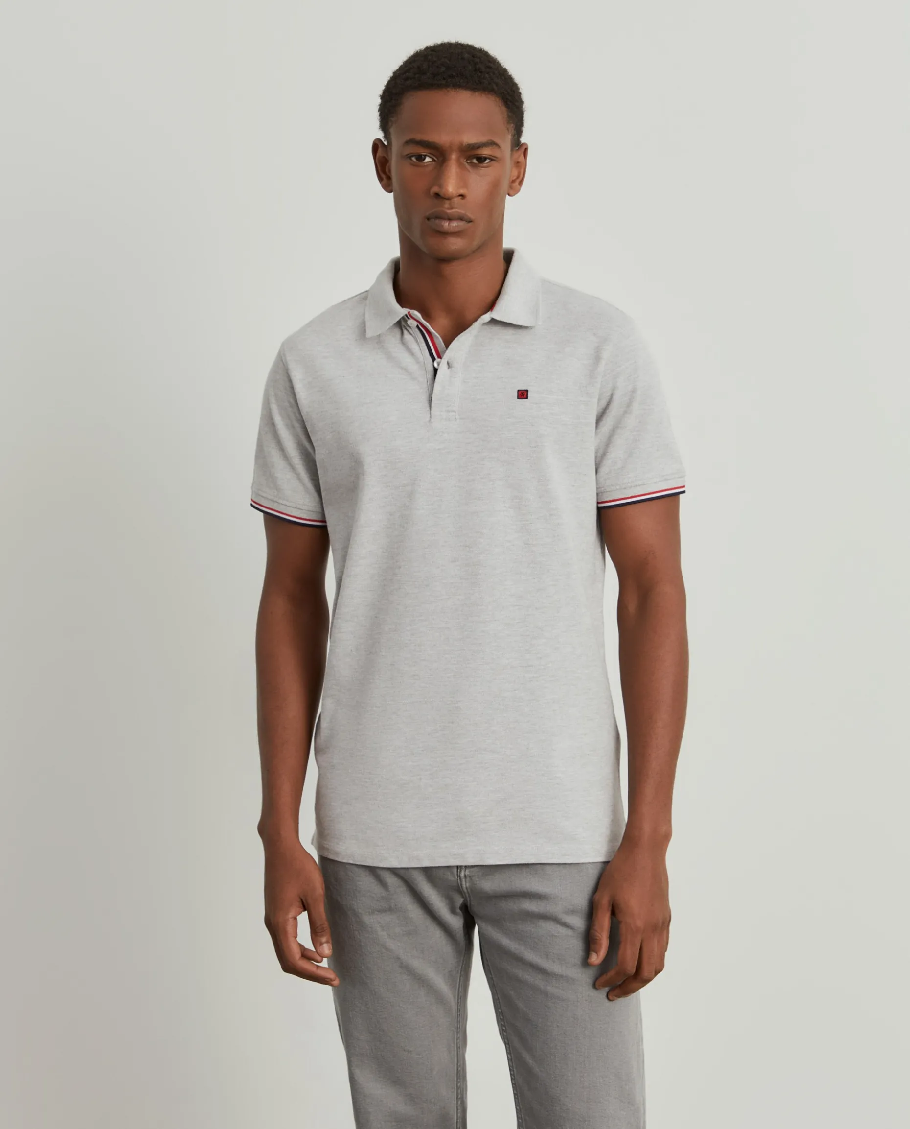 Polo piqué slim fit em algodão|LION OF PORCHES Cheap