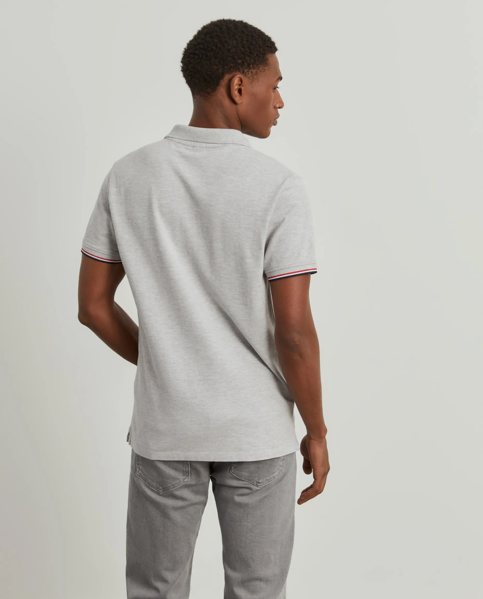 Polo piqué slim fit em algodão|LION OF PORCHES Cheap