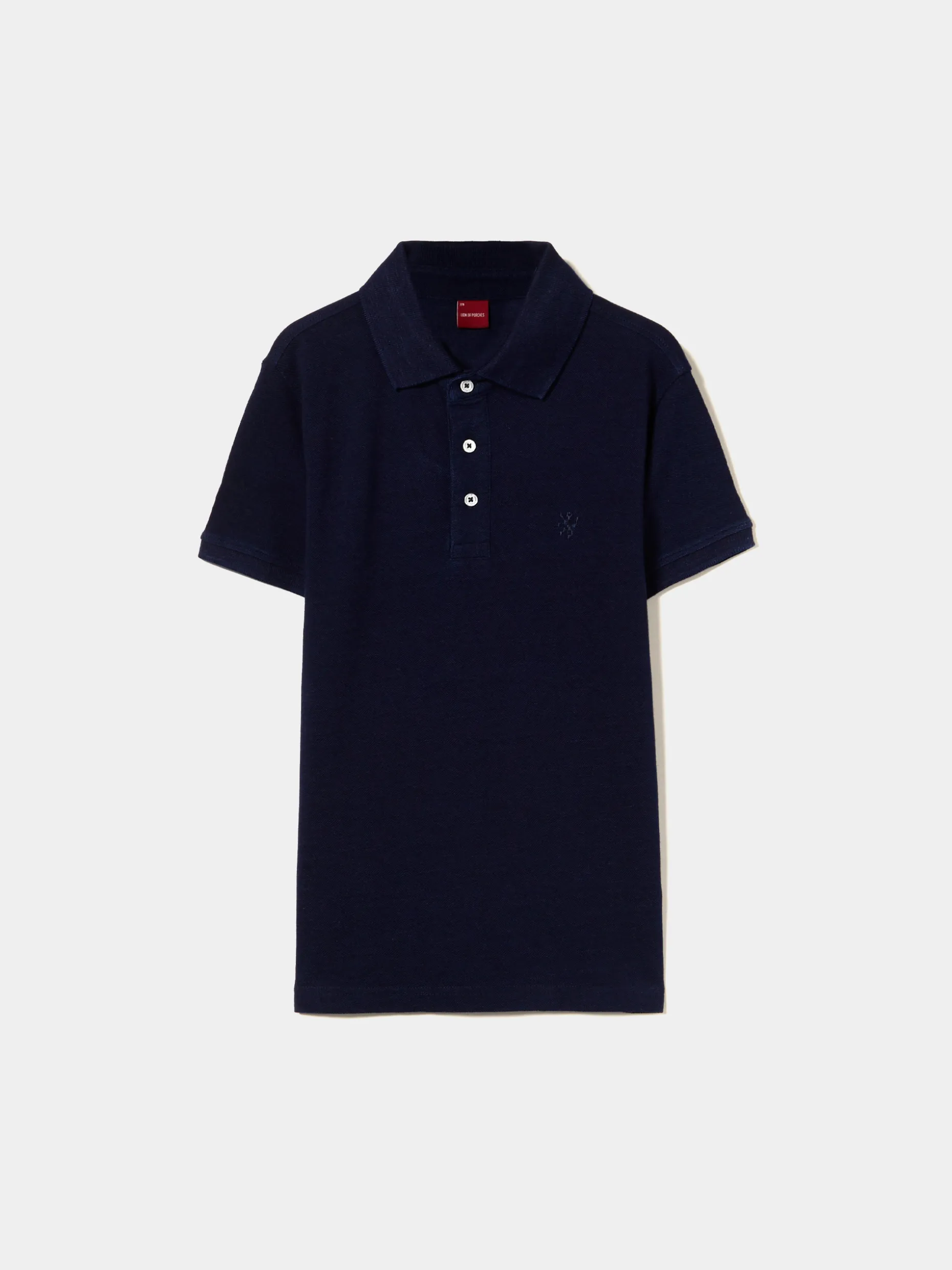 Polo piqué slim fit em algodão|LION OF PORCHES New