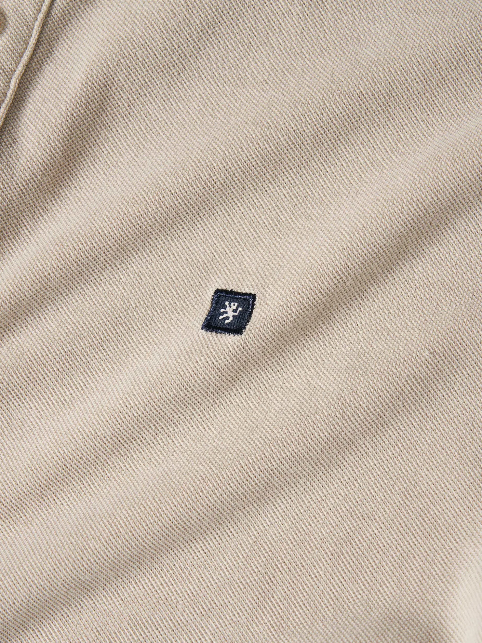 Polo piqué slim fit garment dye|LION OF PORCHES Clearance