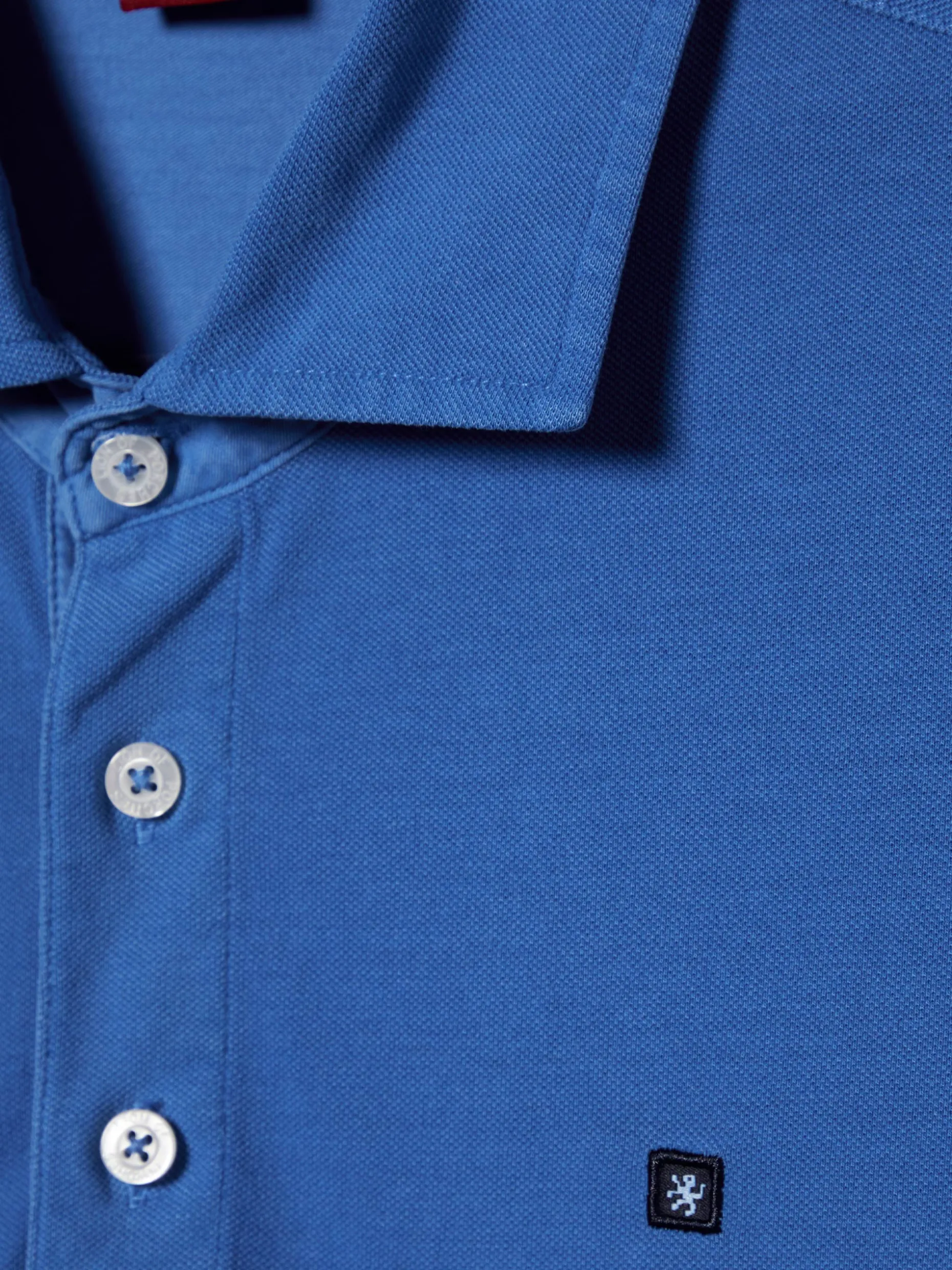 Polo piqué slim fit garment dye|LION OF PORCHES New