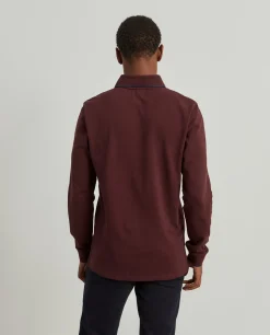 Polo piqué slim fit manga comprida|LION OF PORCHES Cheap
