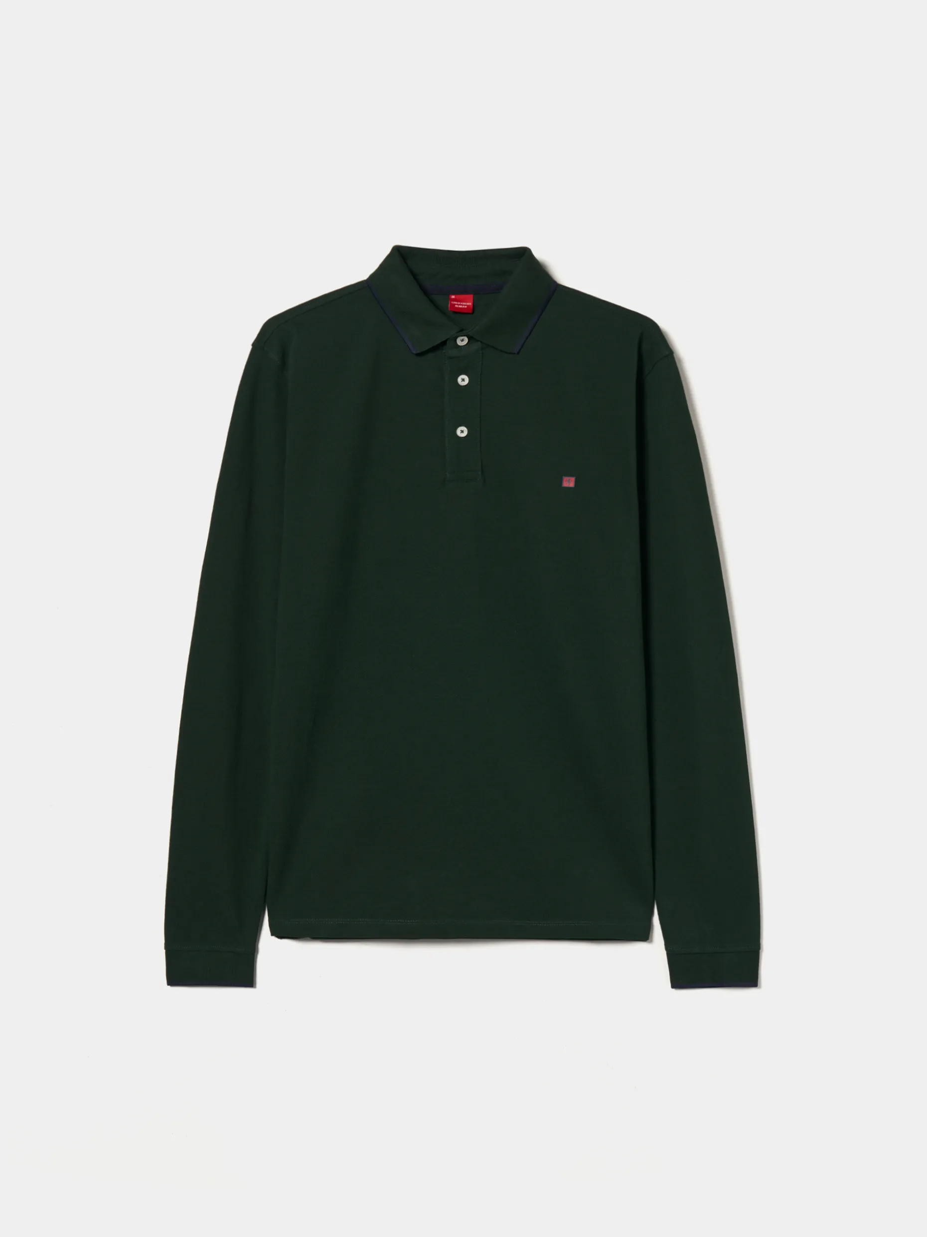 Polo piqué slim fit manga comprida|LION OF PORCHES Fashion