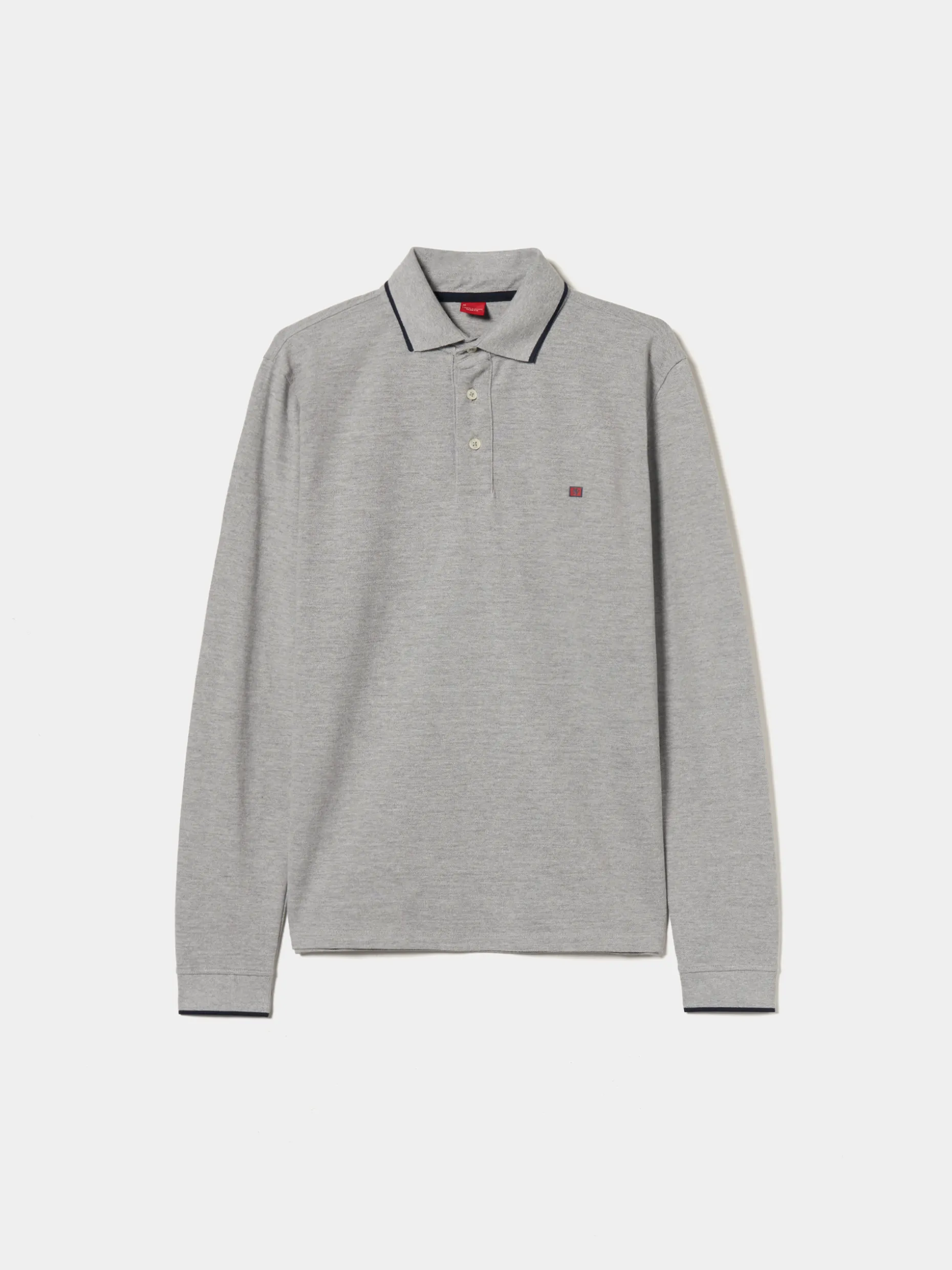 Polo piqué slim fit manga comprida|LION OF PORCHES Shop