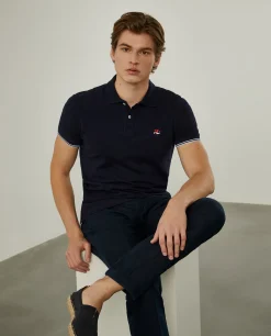 Polo slim fit 100% algodão|LION OF PORCHES Outlet