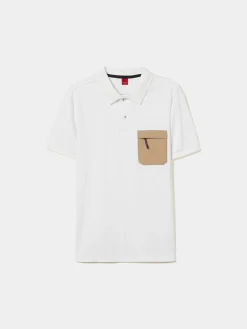 Polo slim fit com bolso em contraste|LION OF PORCHES Best