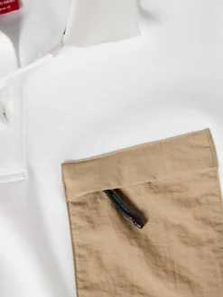 Polo slim fit com bolso em contraste|LION OF PORCHES Best