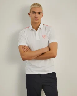 Polo slim fit com risca em contraste|LION OF PORCHES Flash Sale