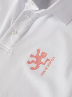 Polo slim fit com risca em contraste|LION OF PORCHES Flash Sale