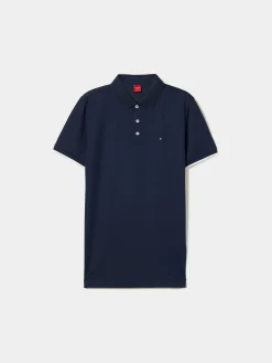 Polo slim fit com riscas a contraste|LION OF PORCHES Cheap