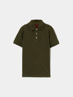 Polo slim fit de algodão|LION OF PORCHES Online