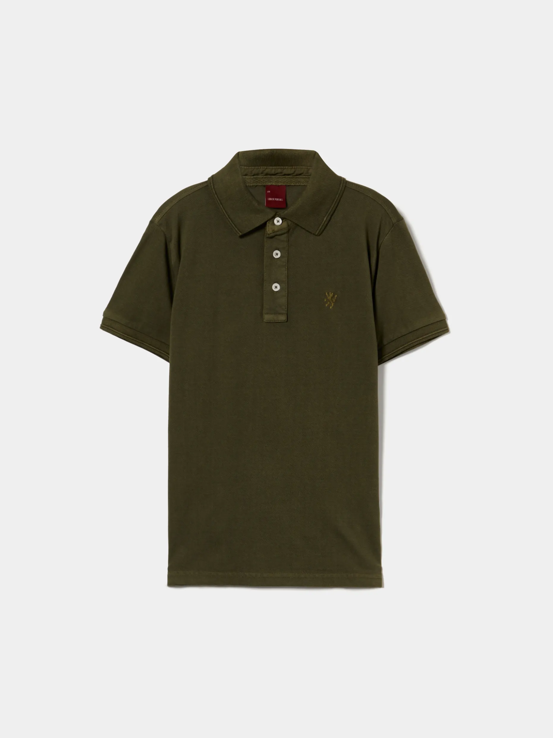 Polo slim fit de algodão|LION OF PORCHES Online