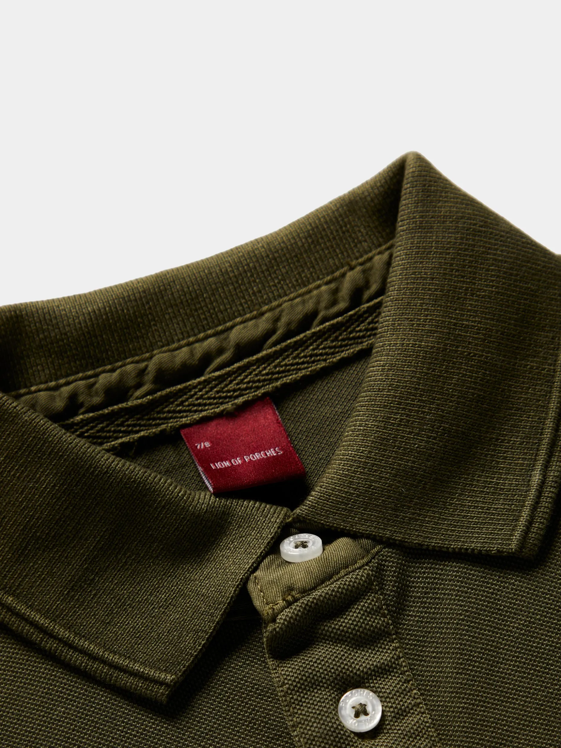 Polo slim fit de algodão|LION OF PORCHES Online