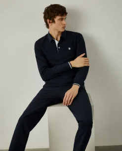 Polo slim fit de manga comprida|LION OF PORCHES New