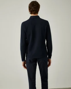 Polo slim fit de manga comprida|LION OF PORCHES New