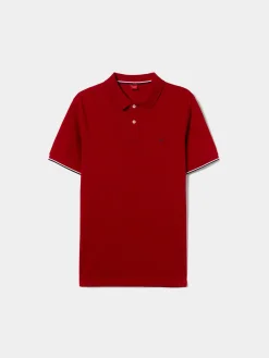 Polo slim fit em algodão|LION OF PORCHES Best Sale