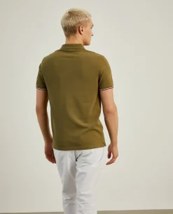 Polo slim fit em algodão|LION OF PORCHES Discount