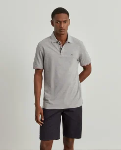 Polo slim fit em algodão|LION OF PORCHES Flash Sale