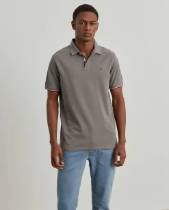Polo slim fit em algodão|LION OF PORCHES Hot