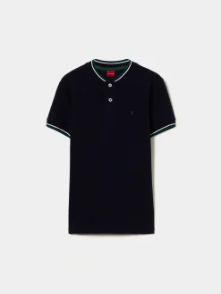 Polo slim fit em algodão|LION OF PORCHES Hot