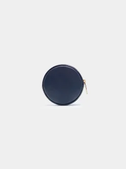 Porta-moedas circular 100% pele|LION OF PORCHES Outlet