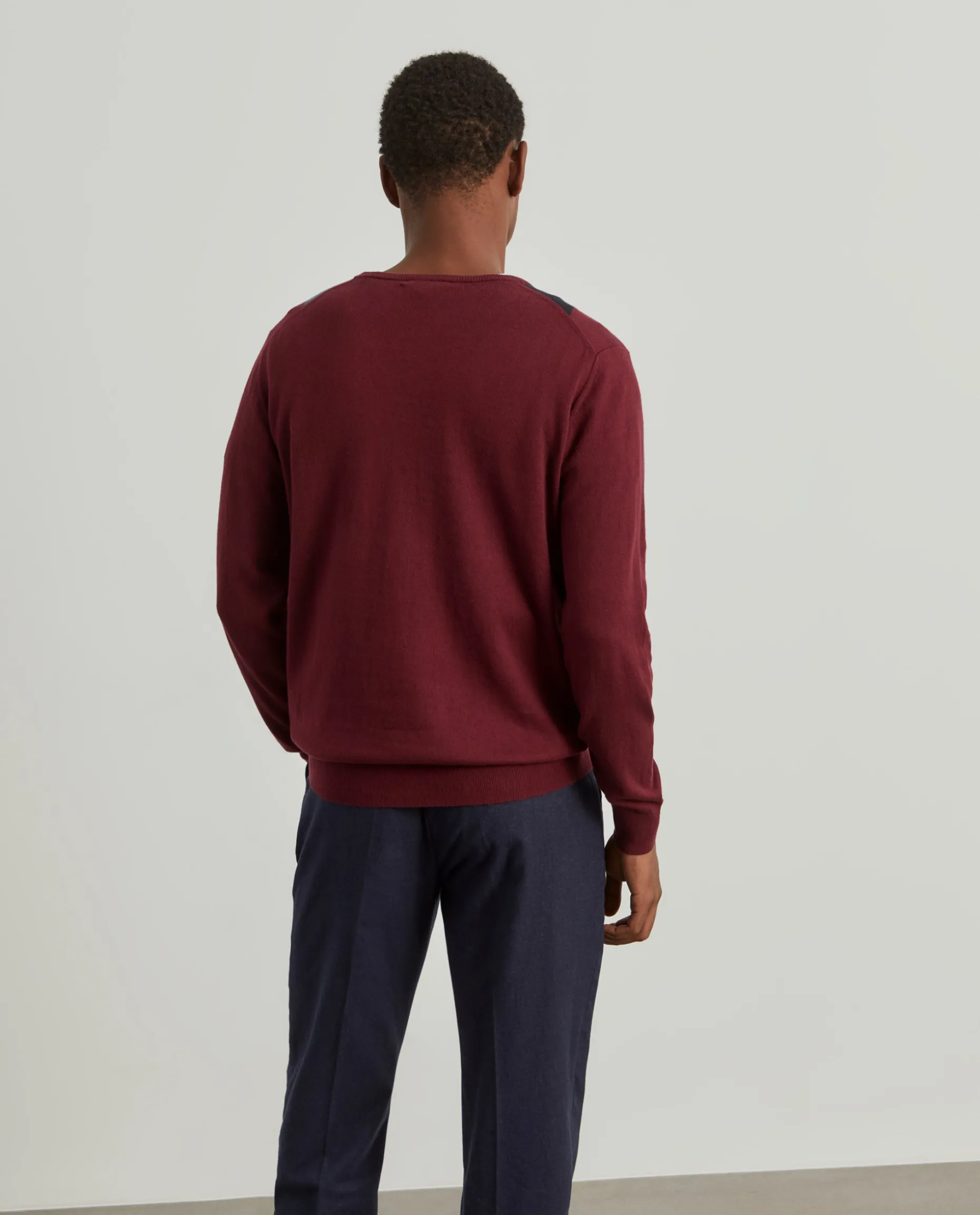 Pullover com losangos em algodão e caxemira|LION OF PORCHES Hot