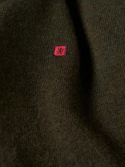 Pullover de lã decote em bico|LION OF PORCHES New