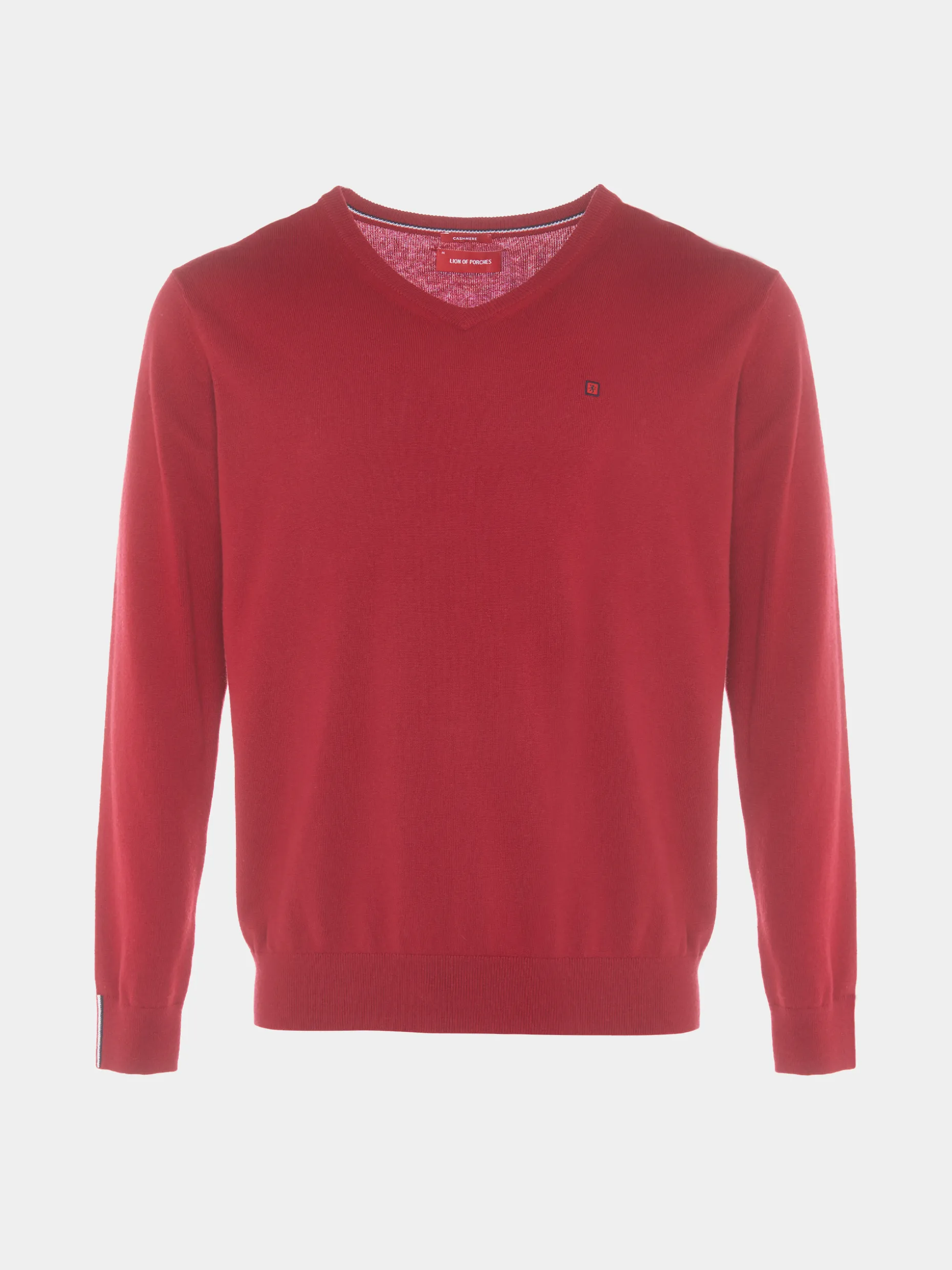 Pullover decote em V algodão e caxemira|LION OF PORCHES Shop