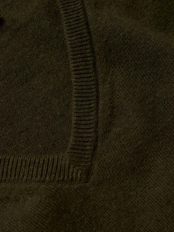 Pullover decote em V algodão e caxemira|LION OF PORCHES Cheap