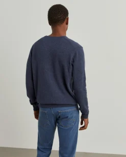 Pullover decote em V mistura de lã|LION OF PORCHES Hot