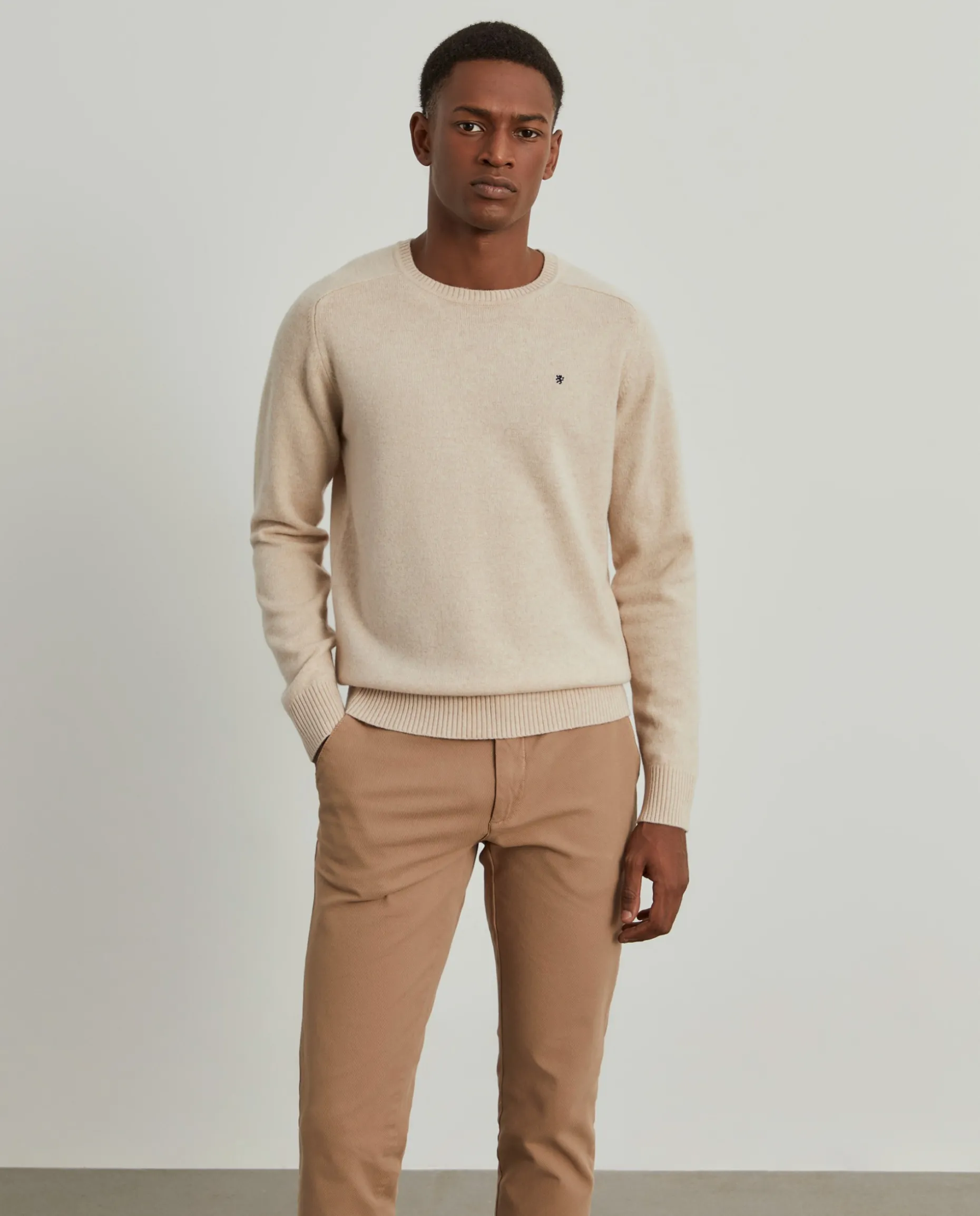 Pullover decote redondo em lã|LION OF PORCHES Discount