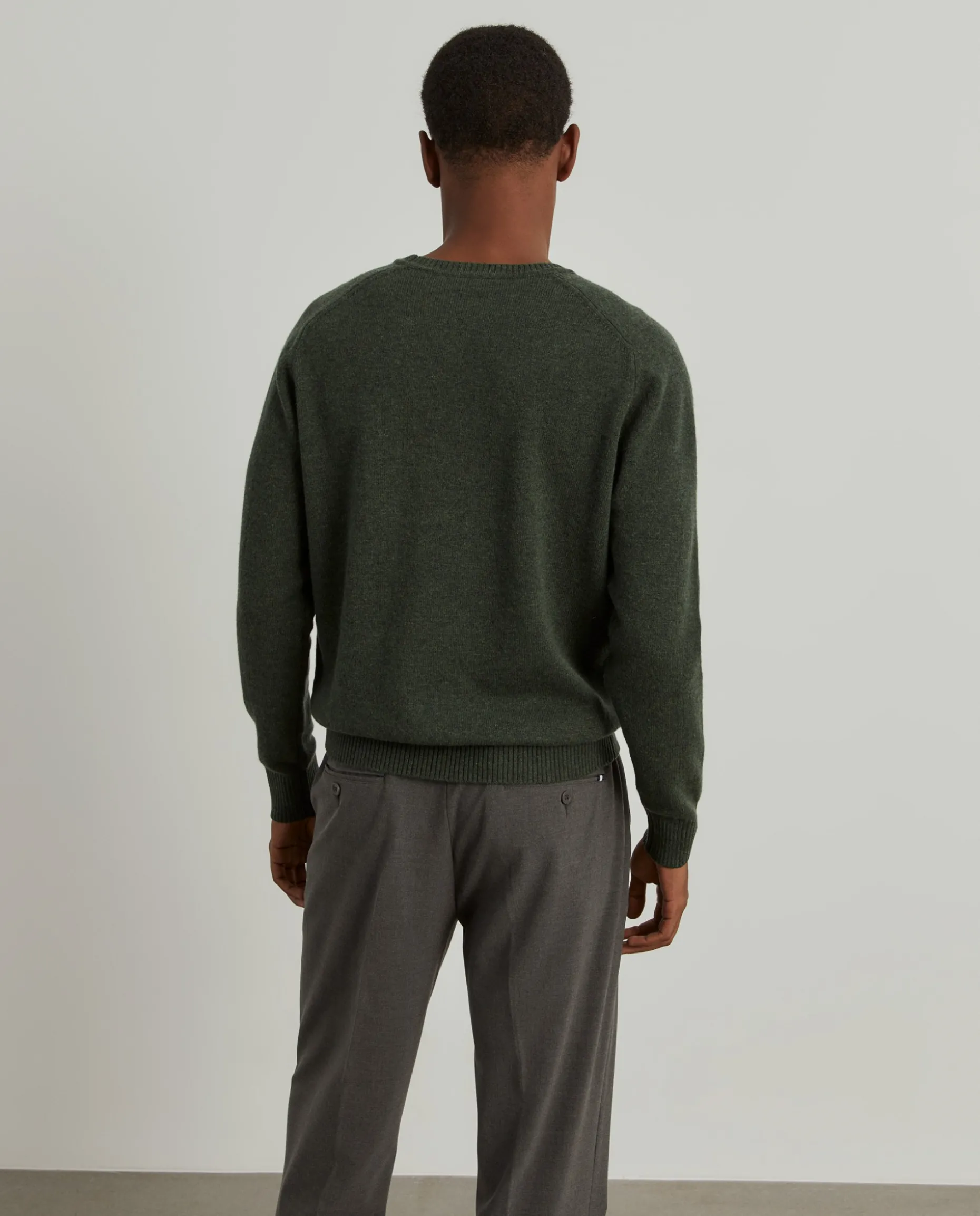 Pullover decote redondo em lã|LION OF PORCHES Store
