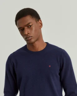Pullover em lã com decote redondo|LION OF PORCHES Cheap