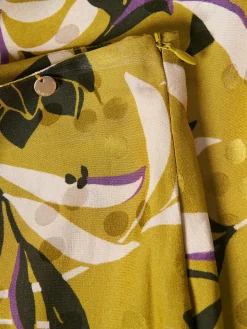 Saia comprida padrão tropical|LION OF PORCHES Fashion