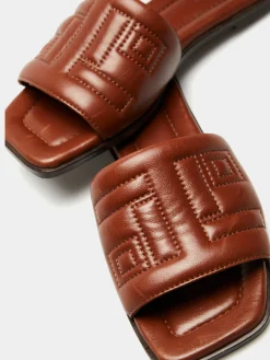 Sandália acolchoada com monograma|LION OF PORCHES Discount