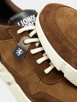 Sapatilhas combinadas em camurça|LION OF PORCHES Outlet