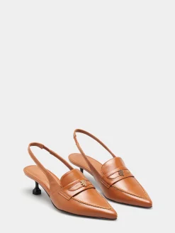 Sapatos mules com tacão kitten|LION OF PORCHES Discount
