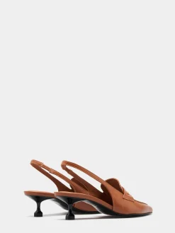 Sapatos mules com tacão kitten|LION OF PORCHES Discount