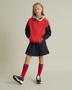 Sweater color block com capuz|LION OF PORCHES Cheap