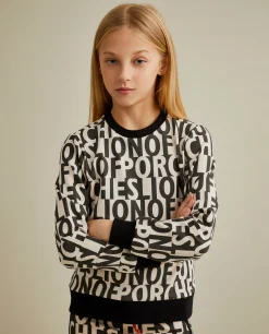 Sweater com branding all over|LION OF PORCHES Best Sale