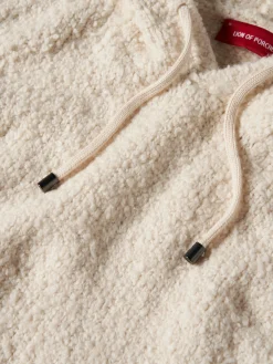 Sweater com capuz em malha estruturada|LION OF PORCHES Outlet