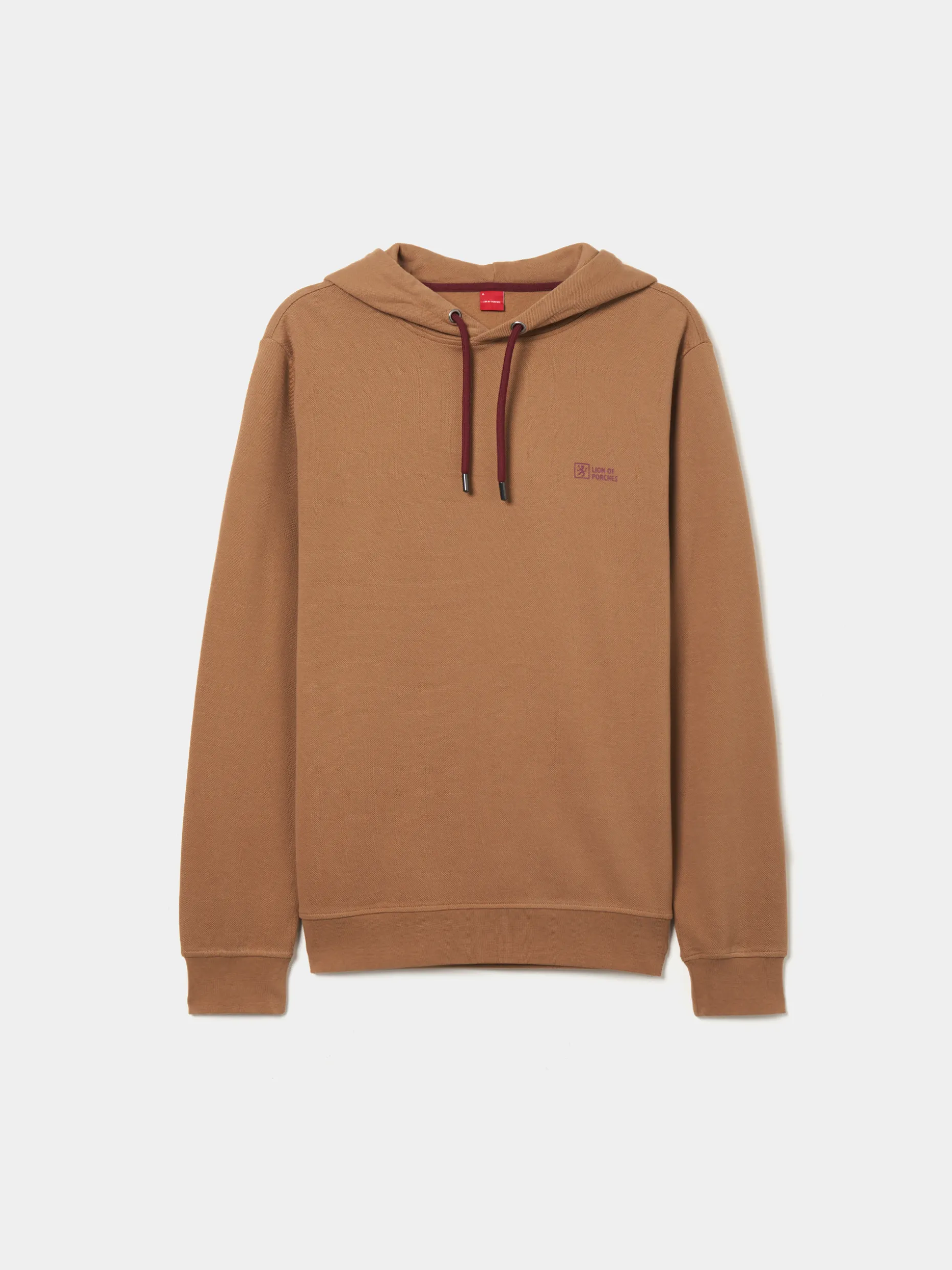 Sweater com capuz em malha piqué|LION OF PORCHES Discount