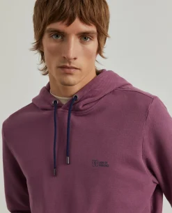 Sweater com capuz em malha piqué|LION OF PORCHES Best Sale