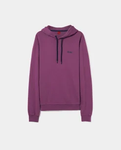 Sweater com capuz em malha piqué|LION OF PORCHES Best Sale