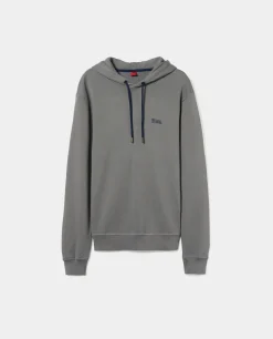 Sweater com capuz em malha piqué|LION OF PORCHES Sale