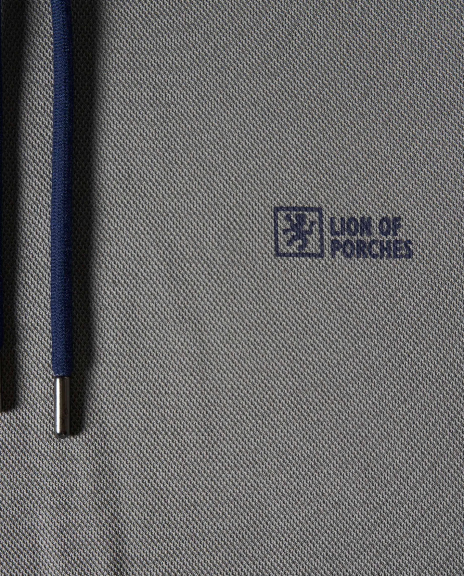 Sweater com capuz em malha piqué|LION OF PORCHES Sale