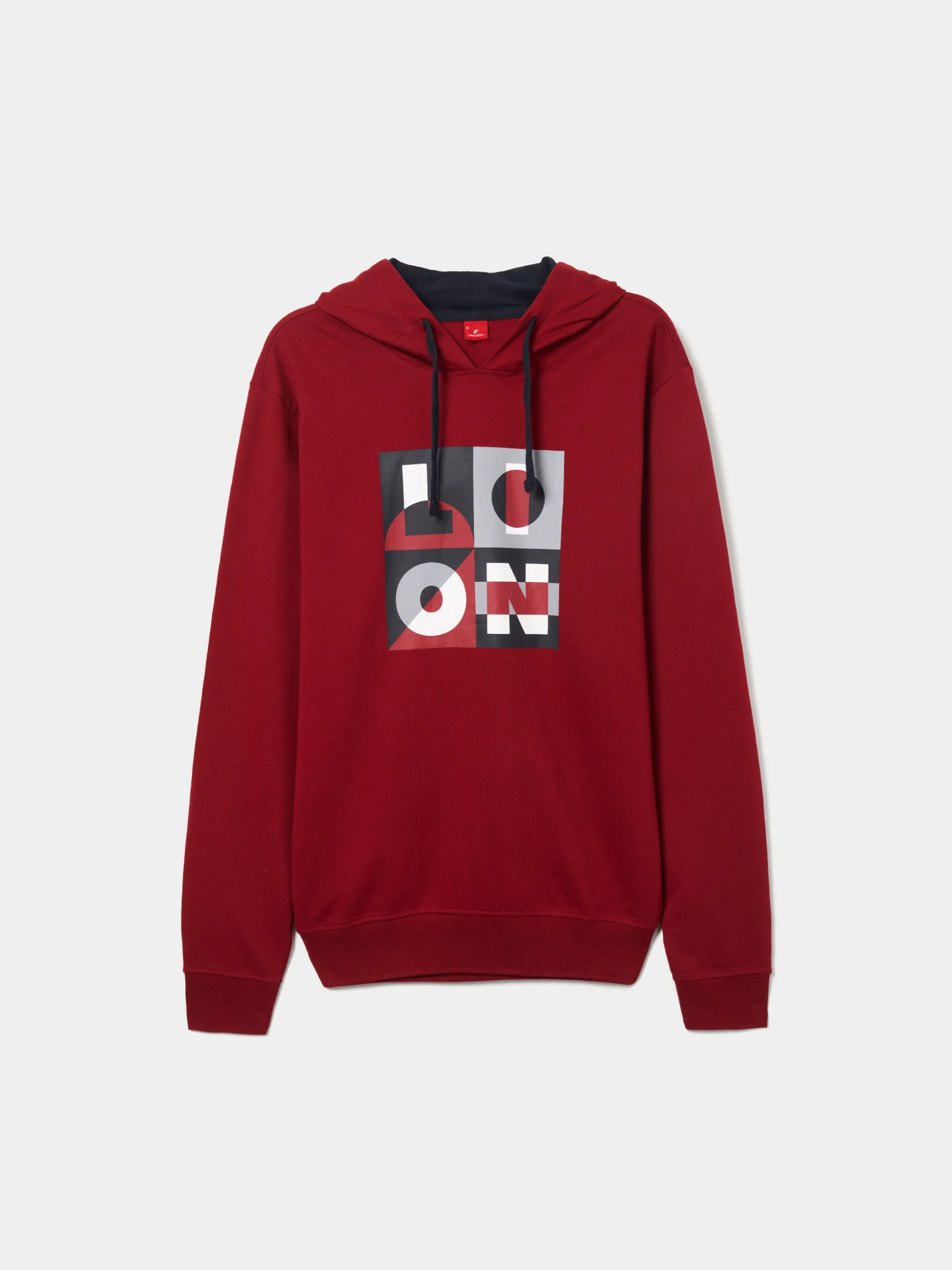 Sweater com estampado e capuz|LION OF PORCHES Cheap
