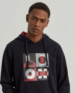 Sweater com estampado e capuz|LION OF PORCHES Discount